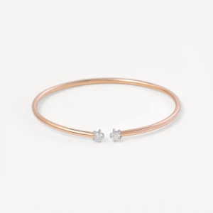 Obrázek produktu Tous - Rose Gold Bangle With Diamonds Tous Atelier 24/7 -