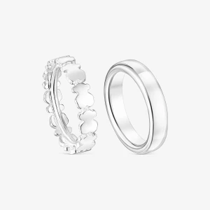 Obrázek produktu Tous - Sada Stříbrných Prstenů Tous Straight Velikost