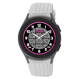 Obrázek produktu Tous - Samsung Galaxy Watch 5 X Tous Smartwatch In Grey Ip Aluminium With Grey Silicone Band -
