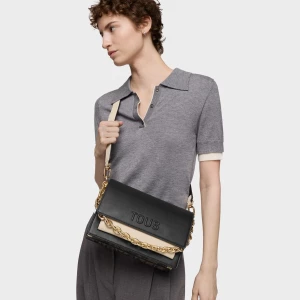 Obrázek produktu Tous - Středně Velká Černá Crossbody Kabelka Kaos Icon Audree -