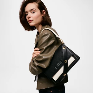 Obrázek produktu Tous - Středně Velká Černá Crossbody Kabelka Tous Audree Saffiano -