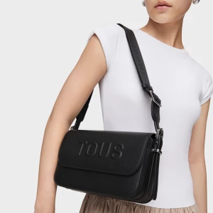 Obrázek produktu Tous - Středně Velká Černá Crossbody Kabelka Tous Brenda -