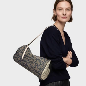 Obrázek produktu Tous - Středně Velká Černá Crossbody Kabelka Tous Kaos Icon -