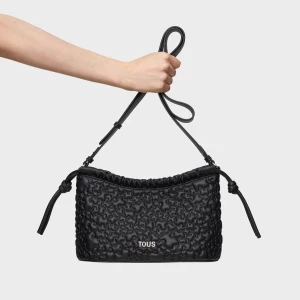 Obrázek produktu Tous - Středně Velká Černá Crossbody Kabelka Tous Puffy Bear -