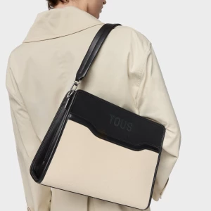 Obrázek produktu Tous - Středně Velká Černá Nákupní Taška Audree Canvas -