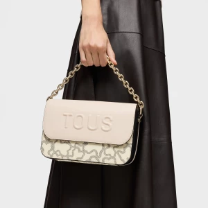 Obrázek produktu Tous - Středně Velká Crossbody Kabelka Chain Kaos Icon V Černé A Béžové Barvě -