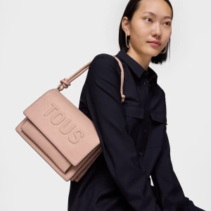 Obrázek produktu Tous - Středně Velká Crossbody Kabelka Tous La Rue New Audree V Šedohnědé Barvě -