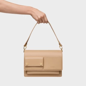 Obrázek produktu Tous - Středně Velká Crossbody Kabelka V Pískově Béžové Barvě Tous Audree Pockets -