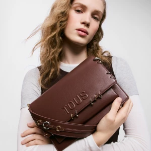 Obrázek produktu Tous - Středně Velká Hnědá Crossbody Kabelka Tous Audree Earrings -
