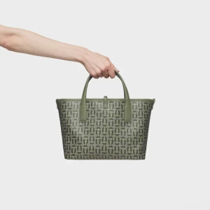 Obrázek produktu Tous - Středně Velká Khaki Oboustranná Tote Taška Tous Double Way Manifesto -