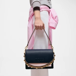 Obrázek produktu Tous - Středně Velká Modrá A Růžová Crossbody Kabelka Audree Saffiano -