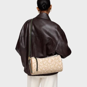 Obrázek produktu Tous - Středně Velká Pískově Béžová Crossbody Kabelka Tous Kaos Icon -