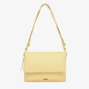 Obrázek produktu Tous - Středně Velká Světle Žlutá Crossbody Kabelka Tous Audree Soft -