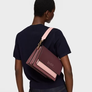 Obrázek produktu Tous - Středně Velká Vínová Crossbody Kabelka Tous Audree Saffiano -