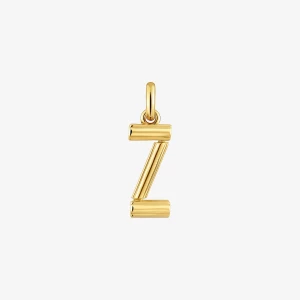 Obrázek produktu Tous - Středně Velký Přívěsek Tous Alphabet S Písmenem Z Ze Stříbra Pozlaceného 18karátovým Zlatem -