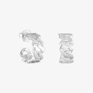 Obrázek produktu Tous - Stříbrné Kruhové Náušnice O Velikosti 17 Mm Tous Bear’s Chain -
