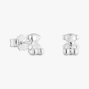 Obrázek produktu Tous - Stříbrné Náušnice Bold Bear O Velikosti 7,2 Mm S Medvídkem -
