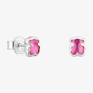 Obrázek produktu Tous - Stříbrné Náušnice O Velikosti 5 Mm S Laboratorně Vytvořeným Rubínem Icon Color Lgg -