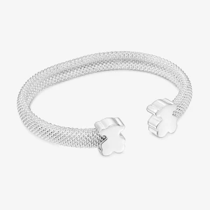 Obrázek produktu Tous - Stříbrný Náramek S Motivy Medvídka O Velikosti 12 Mm Icon Mesh -