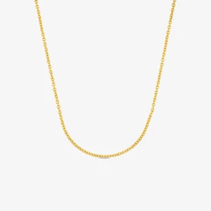 Obrázek produktu Tous - Stříbrný Obojkový Náhrdelník Pozlacený 18karátovým Zlatem, O Délce 45 Cm, Z Kolekce Tous Chain -
