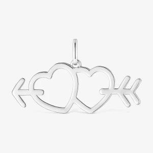 Obrázek produktu Tous - Stříbrný Přívěsek S Motivy Šípu/Srdce Medallions -