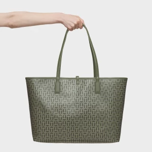 Obrázek produktu Tous - Velká Khaki Oboustranná Tote Taška Tous Double Way Manifesto -