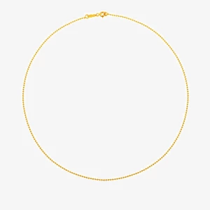 Obrázek produktu Tous - Zlatý Obojkový Náhrdelník S Kuličkami O Velikosti 1,2 Mm, O Délce 45 Cm, Z Kolekce Tous Chain -