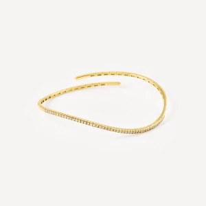 Obrázek produktu Tous - Zlatý Otevřený Náramek Tous Atelier S Diamanty -