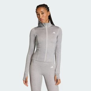 Obrázek produktu Tréninková bunda Essentials Heather Zip Through Adidas Grey Two Mel