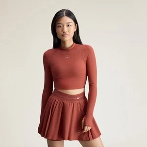 Obrázek produktu Tréninkový crop top s dlouhým rukávem adidas by Stella McCartney Burnt Sienna