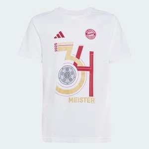 Obrázek produktu Tričko FC Bayern Championship Winner Youth Adidas bílá