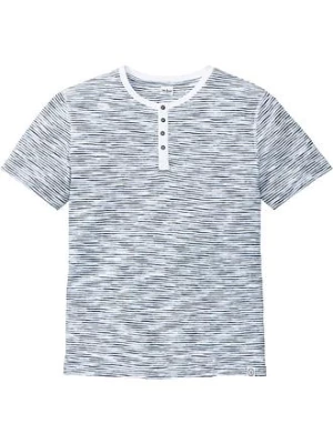 Obrázek produktu Tričko Henley, krátký rukáv, z čisté bavlny BonPrix