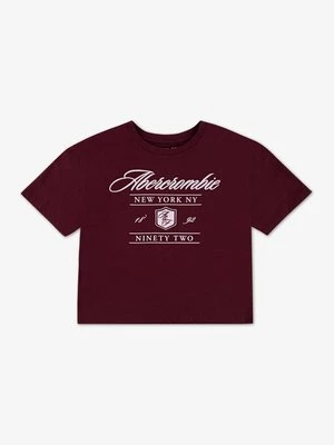 Obrázek produktu Triko s potiskem Abercrombie & Fitch tmavě červená