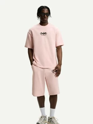 Obrázek produktu Triko s potiskem Bershka světle růžová