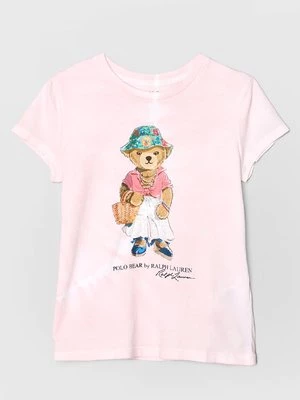 Obrázek produktu Triko s potiskem Lauren Ralph Lauren růžová
