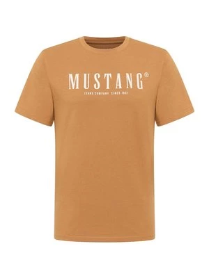 Obrázek produktu Triko s potiskem Mustang světle hnědá