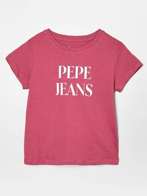 Obrázek produktu Triko s potiskem Pepe Jeans růžová