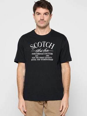 Obrázek produktu Triko s potiskem Scotch & Soda antracitová
