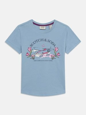 Obrázek produktu Triko s potiskem Scotch & Soda světle modrá