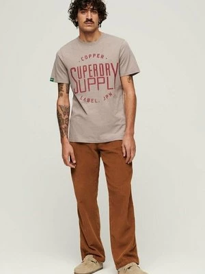 Obrázek produktu Triko s potiskem Superdry béžová