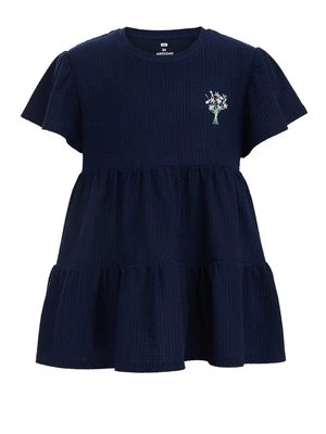 Obrázek produktu Triko s potiskem WE Fashion skvrnitě tmavě modrá