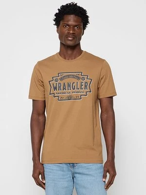 Obrázek produktu Triko s potiskem Wrangler hnědá