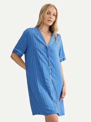 Obrázek produktu Triumph Noční košile Amourette Jacquard 10227274 Modrá Relaxed Fit