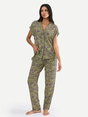 Obrázek produktu Triumph Pyžamo Boyfriend 10222611 Zelená Relaxed Fit
