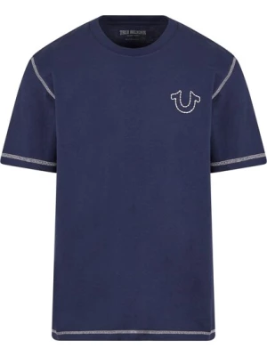 Obrázek produktu True Religion Tričko  marine modrá / bílá