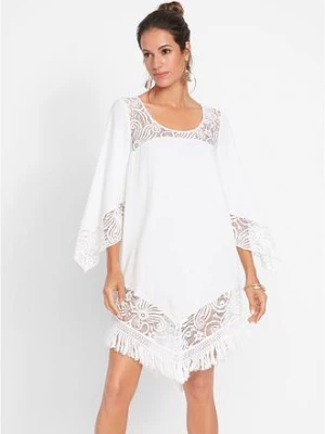 Obrázek produktu Tunika plażowa z koronką, z wiskozy bonprix