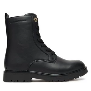 Obrázek produktu Turistická obuv Tommy Hilfiger Lace-Up Bootie T3A5-34012-1355 D Černá