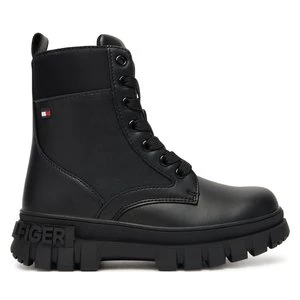 Obrázek produktu Turistická obuv Tommy Hilfiger Lace-Up Bootie T3A5-34046-1695 S Černá