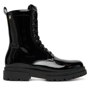 Obrázek produktu Turistická obuv Tommy Hilfiger Lace-Up Bootie T4A5-34025-0775 D Černá