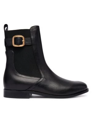 Obrázek produktu TWINSET Kotníková obuv s elastickým prvkem Tronchetto 252TCP120 Černá